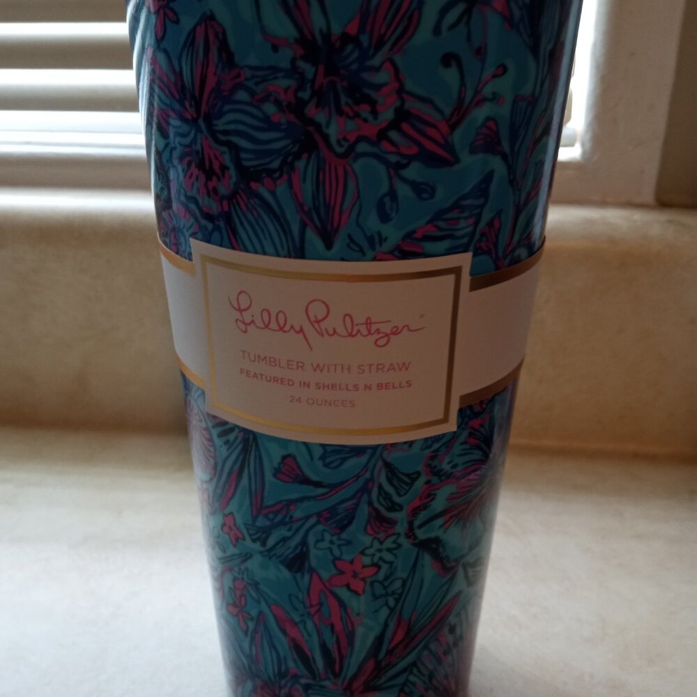 NWT Lilly Pulitzer tumbler Shells N Bells - Picture 4 of 4